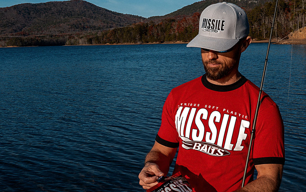 Missile Baits - Made in the USA - Red - Ringer T-Shirt - Missile Baits - best bass lure