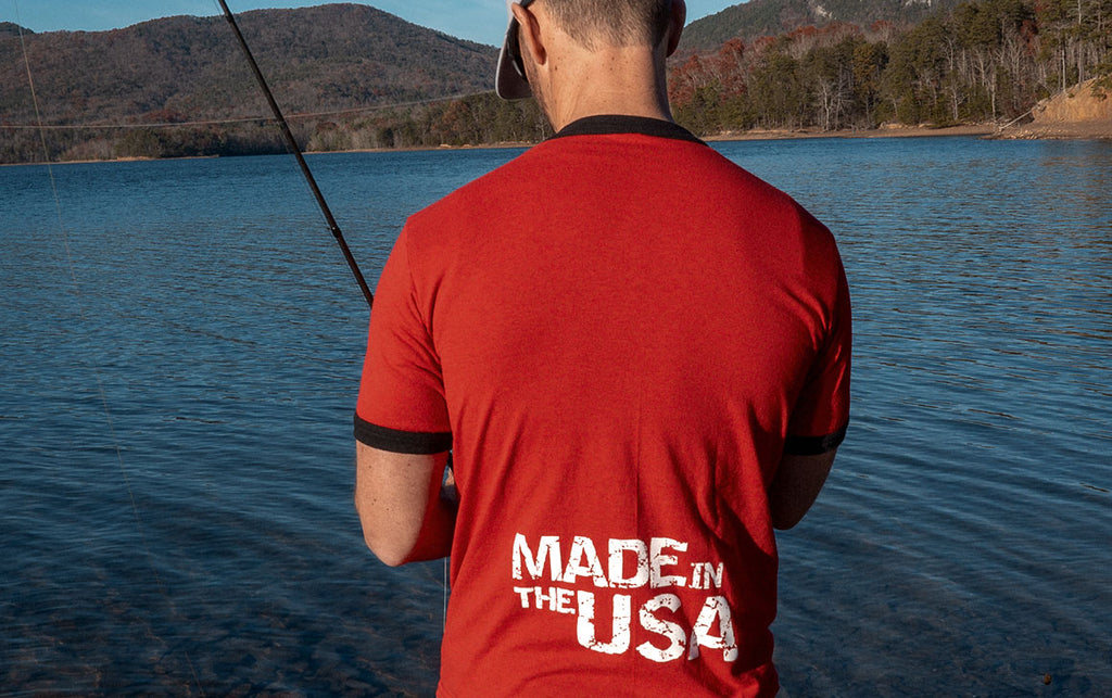 Missile Baits - Made in the USA - Red - Ringer T-Shirt - Missile Baits - best bass lure
