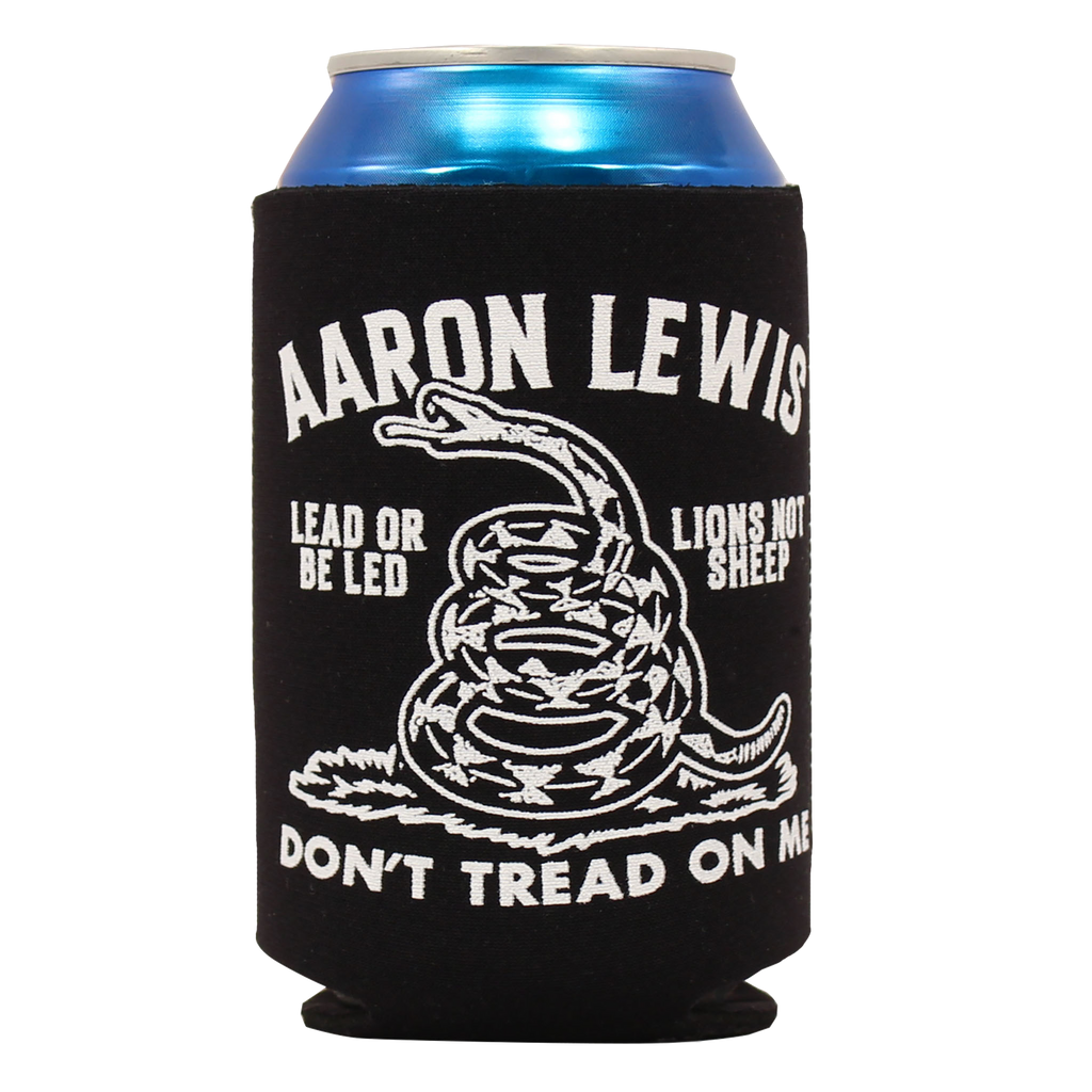 Aaron Lewis "Don't Tread On Me" Koozie (Black)