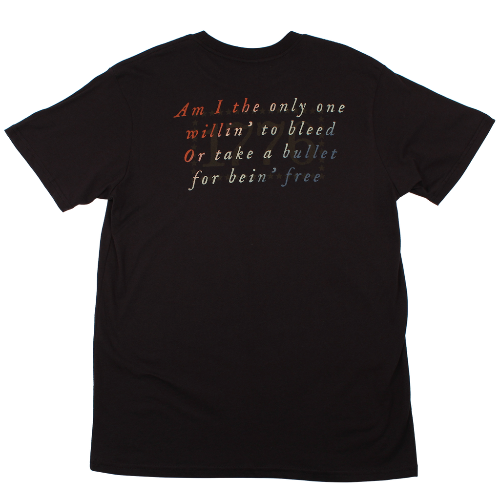 Aaron Lewis Am I The Only One Flag Tee (Black)