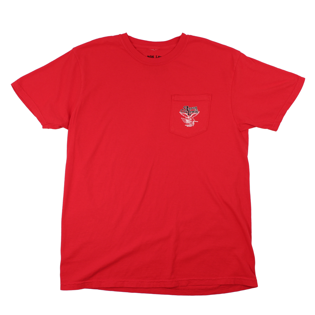 Aaron Lewis The American Patriot Pocket Tour Tee (Red)