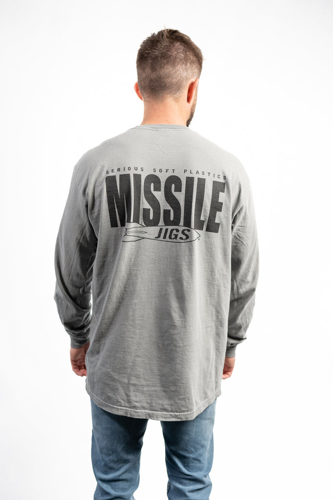 Missile Jig L/S Grey Shirt - Missile Baits