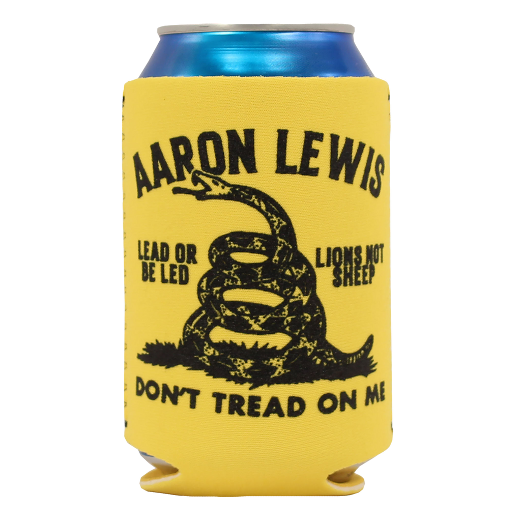 Aaron Lewis "Don't Tread On Me" Koozie (Yellow)