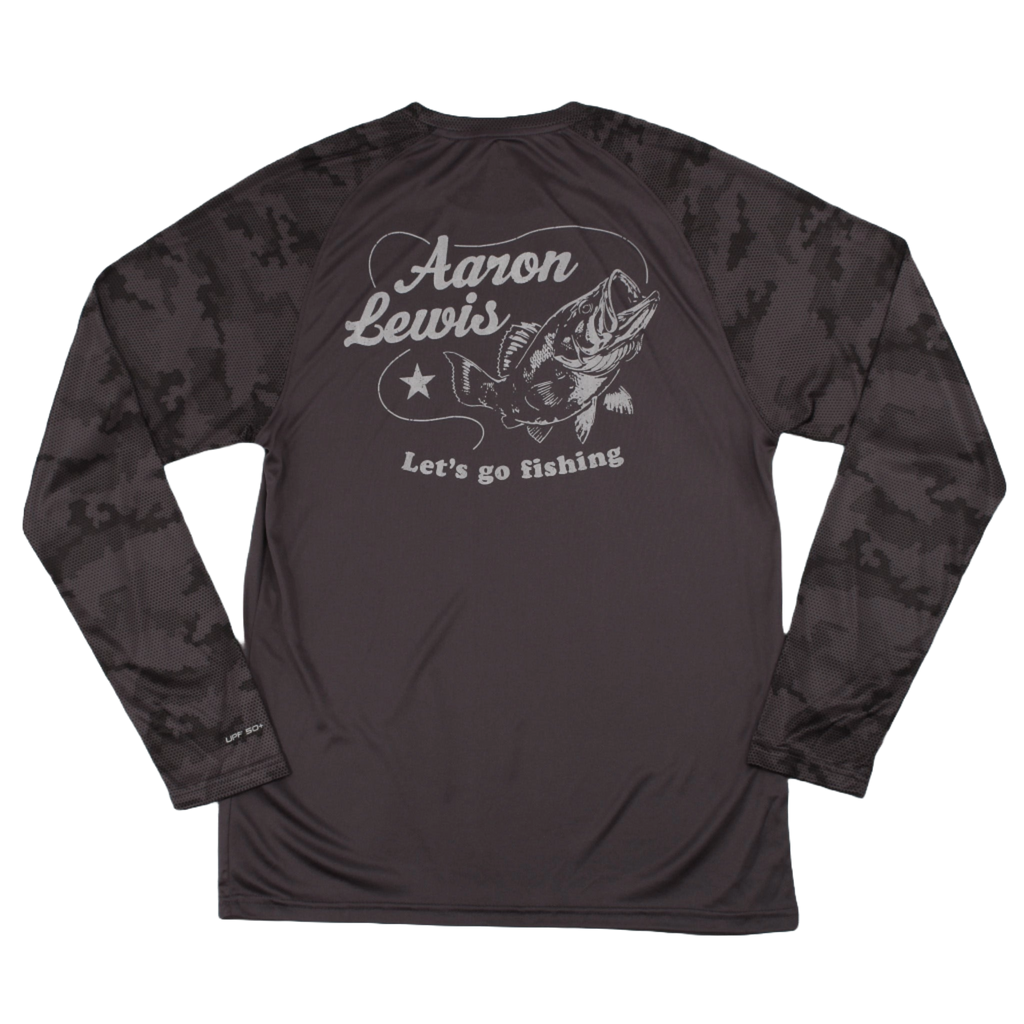 Let's Go Fishing Performance Camo (Graphite)