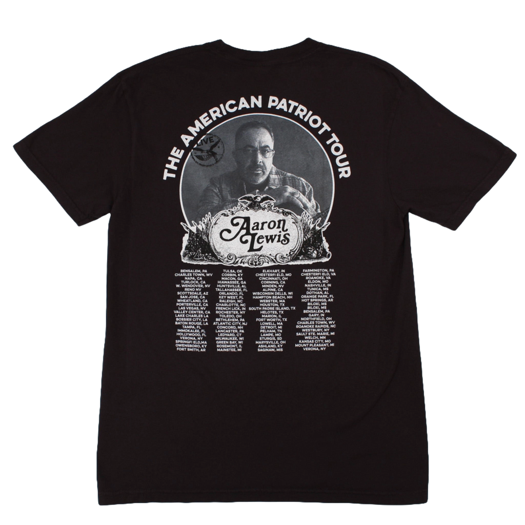 Aaron Lewis The American Patriot Pocket Tour Tee (Black)