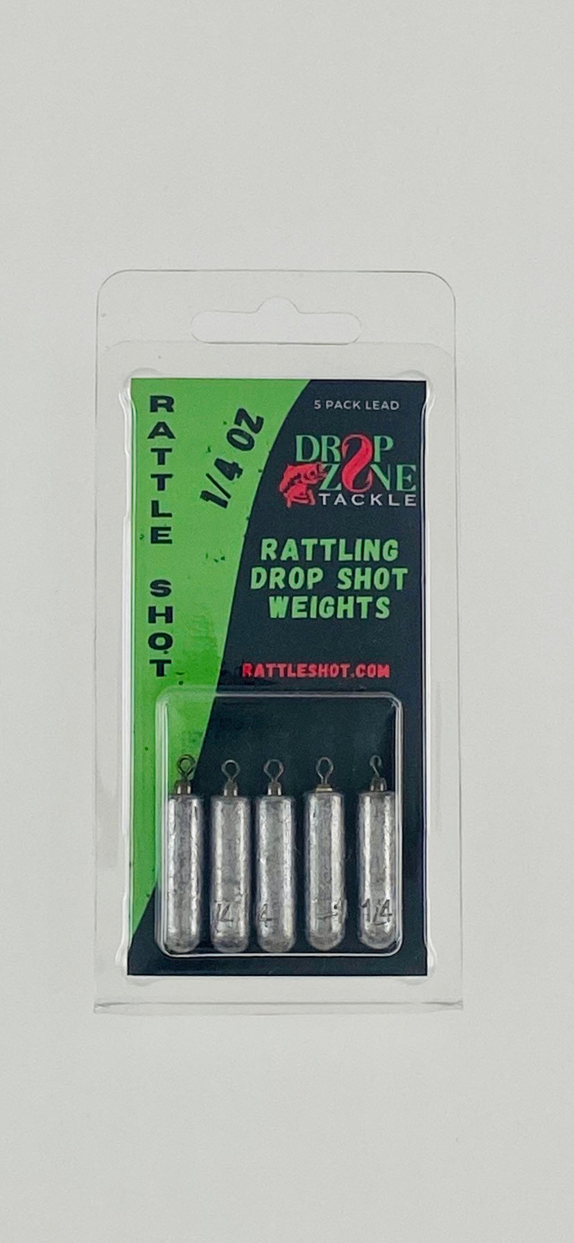 Drop-shot lead weight ''cylinder'' — Ratter Baits