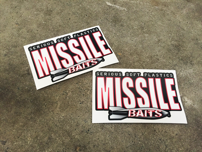 Missile Baits - Small Decal - Missile Baits - best bass lure
