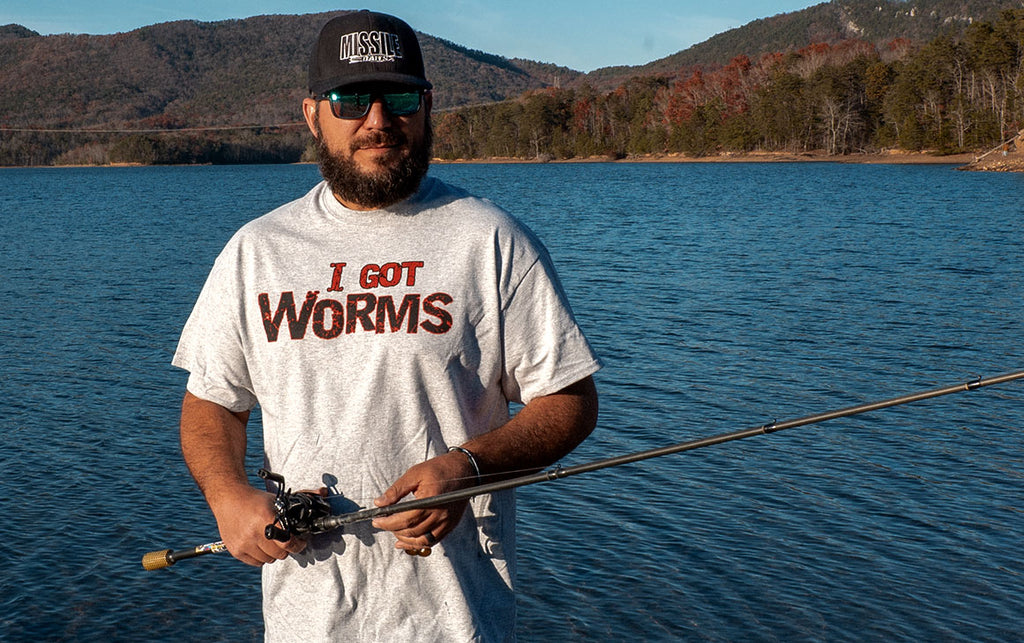 Missile Baits - I Got Worms - T-Shirt - Missile Baits - best bass lure